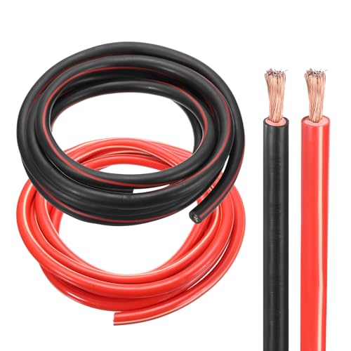 Câble électrique de calibre 4 en aluminium plaqué de cuivre pour audio de voiture et LED, 2 pcs