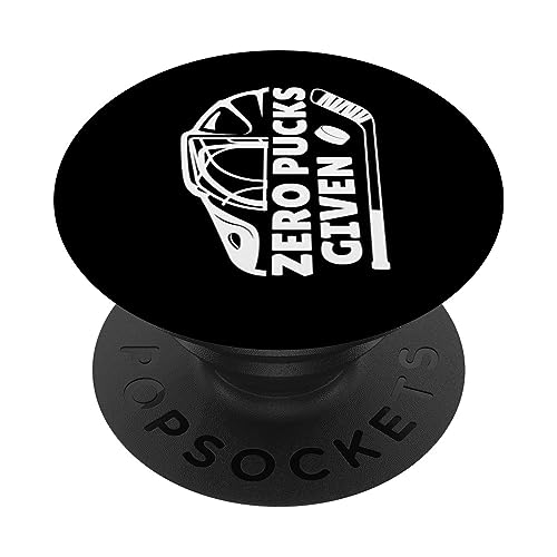Funny Hockey Zero Pucks Dato Hockey su ghiaccio PopSockets PopGrip Intercambiabile