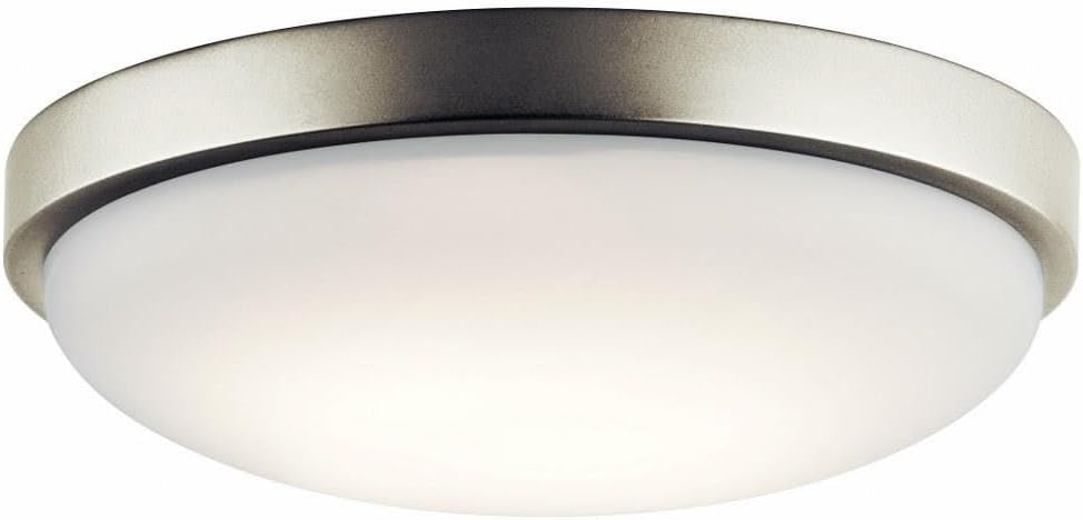 Brushed Nickel 11.5" LED Flush Mount Ceiling Light