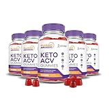 Justified Laboratories Turbo Ripped Keto ACV Gummies (1000 mg) - 60 Count, Pack of 5 - Made with the Mother & Vitamin B12 - Non-GMO, Vegan, Gluten Free - 150 Servings