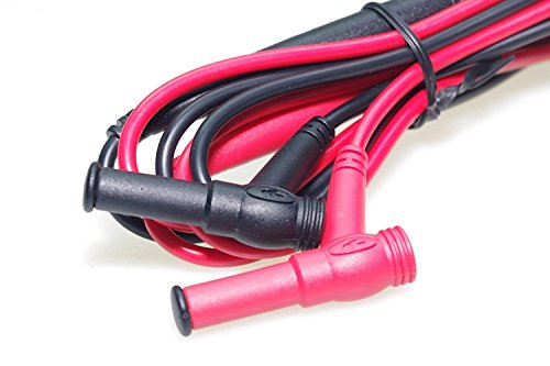 Image of 1Pair Red /Black 1M Industrial Heavy-Duty 1000V /20A Multimeter Test Lead Set
