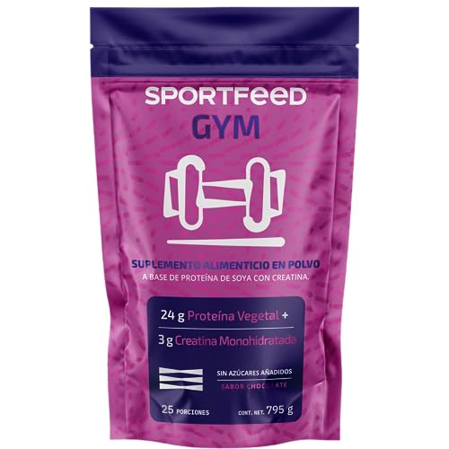 Creatinas, Sportfeed Gym con Proteina Vegana y Creatina Monohidratada (Creatine Monohydrate) (NR)