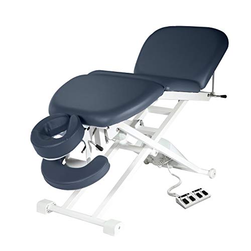 Master Massage Theramaster 4 Section Electric Bodywork Table, Royal Blue, 29 Inch #TOP19