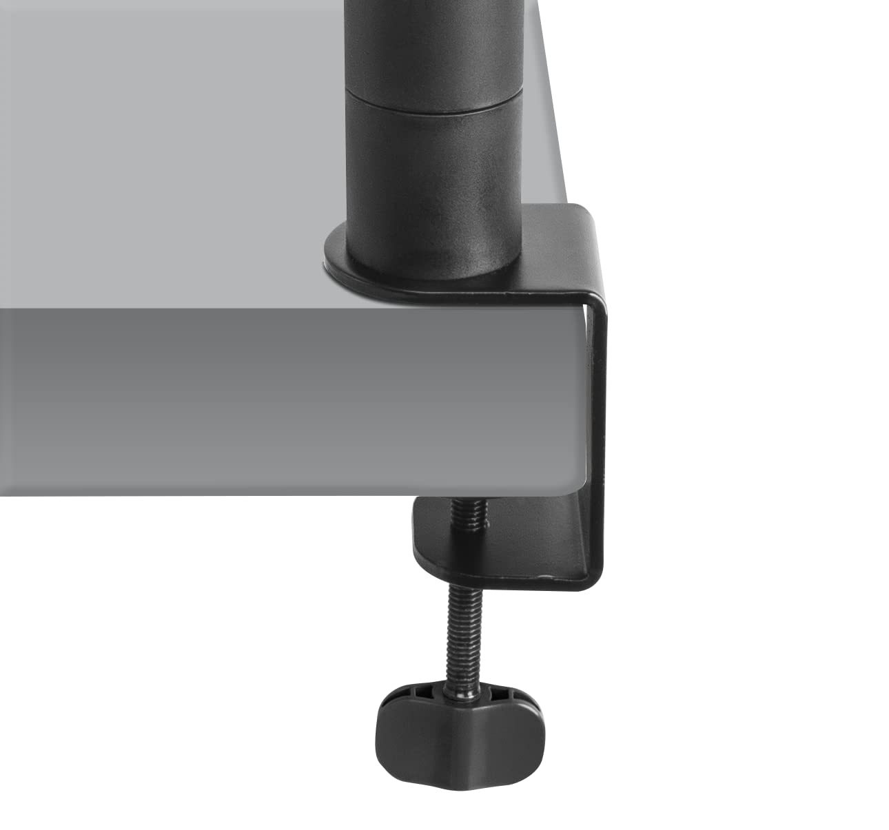 Mackie DB-200 braccio per microfono professionale con supporto da tavolo e ritagli integrati per la gestione dei cavi