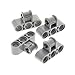 Produktbild 4 x Lego Technic Verbinder neu-hell grau T Winkel 3 Loch Stein Pin Halter Star Wars 10224 9449 70224 8053 75192 45560 75112 63869