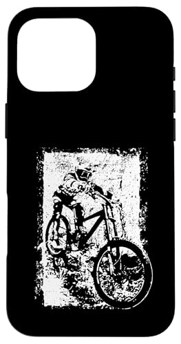 BMX �}�E���e���o�C�N �_�E���q�� �O�����W �V���G�b�g �X�}�z�P�[�X iPhone 16 Pro Max �p