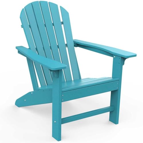 OTSUN Tall Adirondack Chair, Weather Resistance HDPE Patio Chair for