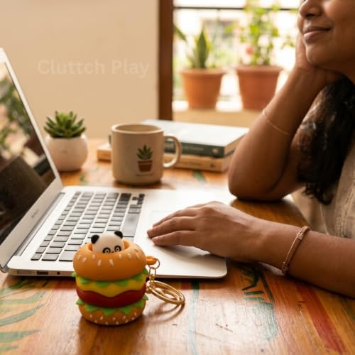 Image of Squishy Silicone soft Pop Up Animal Keychain ANY 1 (Squishy Burger)