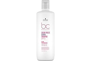 Schwarzkopf Professional BC Color Freeze Silver Shampoo for Neutralizing Unwanted Warm Tones