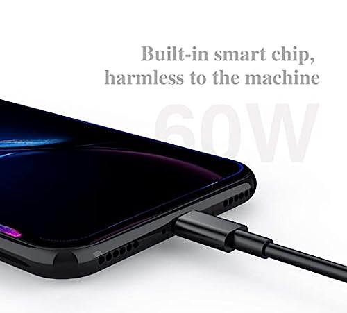 Image of Type-C to Type-C USB Cable for Infinix GT 20 Pro 5G Charging Cable Original Like 65W Fast PD Charger Cable | Dash Warp Dart Flash Super Vooc Data Cable (6.5A, 1M, TCCB, Black)