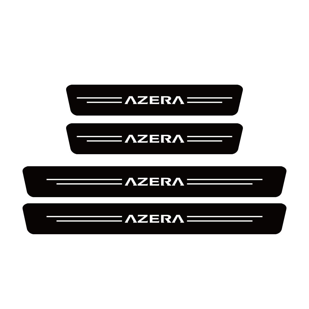 Sdyayfge Normal 4Pcs Kick Plates Car Door Sill Protector,For Hyundai Azera