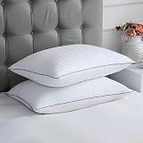 100% Egyptian Cotton Pillow Protectors with Zipper Standard Size, 2 Pack, 400 Thread Count, Oeko-Tex Certified