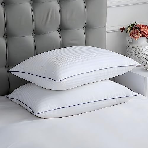 Mary's Collection 100% Cotton Pillow Protectors With Zipper Standard Size, 2 Pack, 500 Tc, Oeko-Tex Certified #TOP3