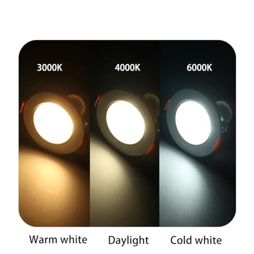 Foco LED de techo empotrado de 7W y bajo consumo para una iluminación estable de 24V 3