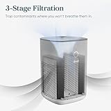 LEVOIT Air Purifier for Bedroom Home, Dual HEPA Filters with Aromatherapy Diffuser, Quiet Sleep Mode, Air Cleaner for Smoke, Allergies, Pet Dander, 100% Ozone Free, LV-H128, Gray - Image 8