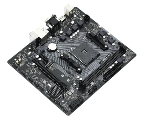 Image of ASRock A520M-HVS AMD A520 Micro ATX Motherboard | AM4 Socket | DDR4 4733+ OC | Ultra M.2 PCIe Gen3 x4 | HDMI 4K | USB 3.2 Gen1