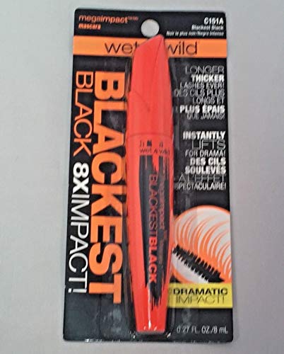 Wet n Wild Mega Impact Mascara, C151A Blackest Black