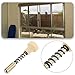 The Lord of the Tools 20pcs Aluminum Alloy Replacement Spring Plunger Pin Frame Locking Bolt Window Screen Pull Pin Fastener 55x15mm for Window Screen Frame Storage Door