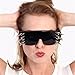 Vdaxvme Eye-Catching Punk Studded Shades for Halloween Cosplay and Shows Concert Accessories Fashion Statement Shades