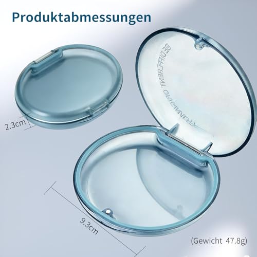 1 Stück Zahnschiene Box & Zahnprothesen Aufbewahrung aus lebensmittelechtem Kunststoff, Für Zahnersatz