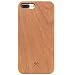 Produktbild Woodcessories - Hülle kompatibel mit iPhone 7 Plus/ 8 Plus aus Echtholz - EcoCase Classic (Kirsche/Schwarz)