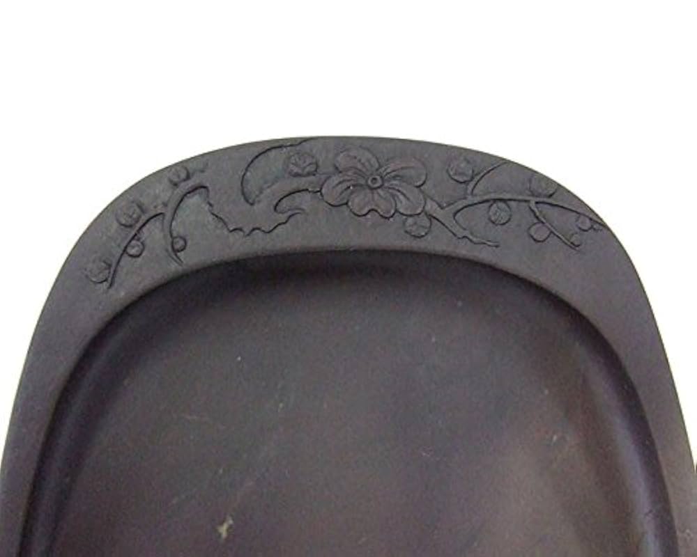 Amazon | 端渓 坑仔岩 梅花硯 5.5吋 | 硯 | 文房具・オフィス用品