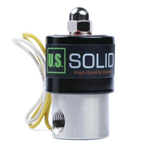 U.S. Solid USS2-00066 1/4Inches Stainless Steel Electric Solenoid Valve 110Vac Normally Closed Viton thumb #7