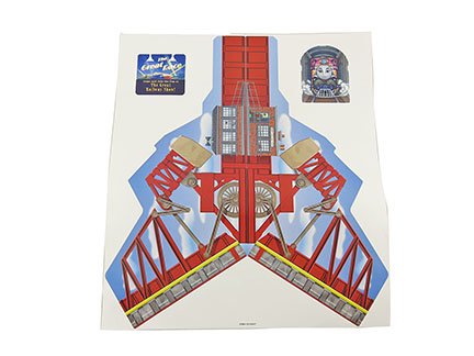 Planche autocollants Sky-High Bridge Jump perdue ? Voici vos étiquettes DFM54