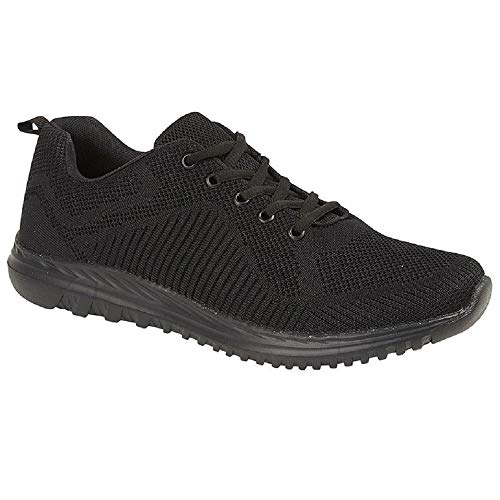 Dek Freeway - Zapatillas de deporte unisex con cordones de malla, color negro, color Azul, talla 42 1/3 EU