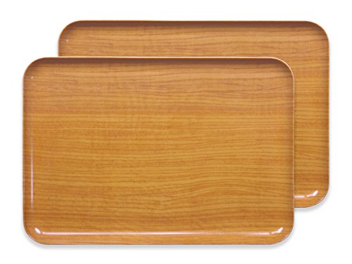 タツクラフト ST ランチョン トレー L ウッド ナチュラル 2枚 セット 食洗機対応 お盆 おしゃれ プラスチック 大 小 大きい 深い 四角 長方形 洋風 和風 トレイ インテリア 白 木目 木目調 ランチョンマット 子供用 布 洗える 防水 撥水 子供 給食 国産 漆器 紀州漆器 紀州のぬりもの 橋本達之助工芸 TATSU-CRAFT 日本製