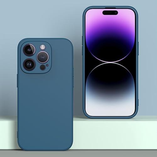 Image of for iPhone 14 Pro Max Case Dark Blue, Scratch Resistant with Soft Touch, Slim Thin Phone Cover for iPhone 14 Pro Max 6.7 inch