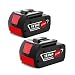 Produktbild 2X 18V 5,5Ah/5500mAh Ersatz Li-Ionen-Akkus für Bosch 18V Li-Ionen-Akku BAT609 BAT609G BAT610G BAT611 BAT612 BAT618 BAT618G BAT619 BAT619G BAT622 BAT620 Akku-Ersatzteile