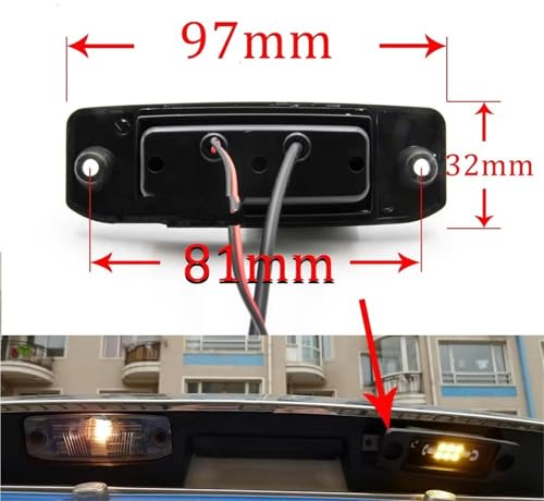 Caméra recul arrière CCD HD pour Hyundai Accent Verna 2006-2011