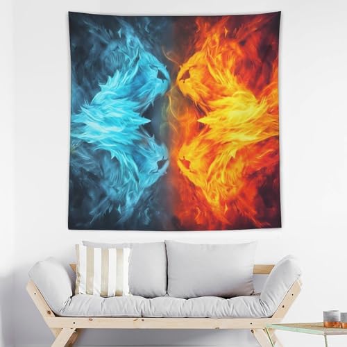Couverture murale amovible pour masquer les murs abimes deco interieure rapide salon