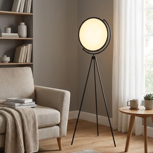 BARCELONA LED Lámpara de pie LED negra