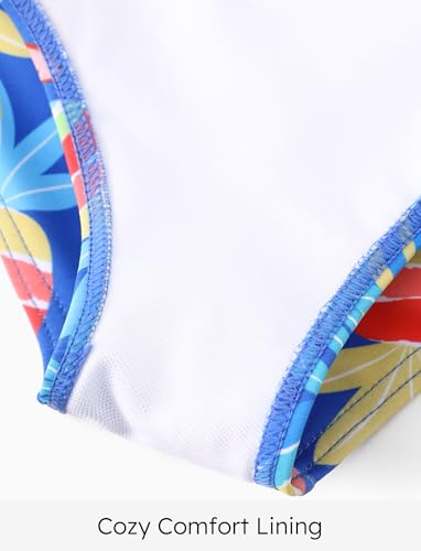 Image of SPONGEBOB SQUAREPANTS Family Matching Swimwear Set, UPF 50+ Quick-Dry Beachwear for Girls，Boys,Women & Men, Multicolor