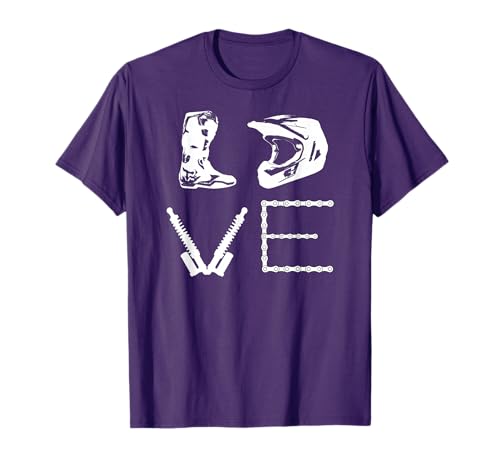 DIRT BIKE LOVE Bike T-Shirt | Motocross Enduro Shirt T-Shirt