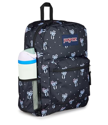 Image of JanSport Cross Town Backpack - Simple Bag for Everyone with 1 Main Compartment, Front Utility Pocket - Premium Class Accessories - Pastel Petals