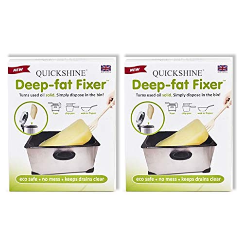 Quickshine Deep-Fat Fixer Lot de 2 paquets de 4 sachets Cover