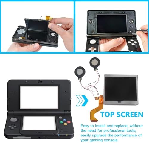 Replacement Top Screen with Speakers for Nintendo DS Lite — view 3