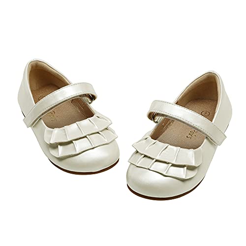Dream Pairs Girls Mary Jane Ballet Flats Flower Girl Dress Shoes Ivory Kfl2111 Size 9 Toddler #TOP2