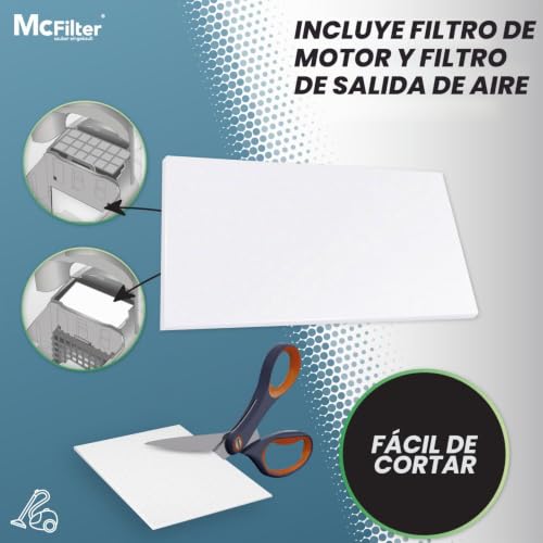 Miniatura 4 de 10 Bolsas De Aspiradora Adecuadas Para Nilfisk Coupé Neo, Coupé Parquet Xtra, Coupé Special, Force 60 66, Go Serie, One Serie, Mcfilter Dsm 18