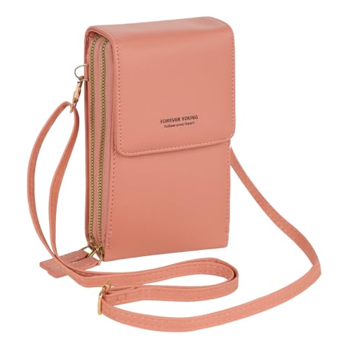 Image of Small Crossbody Cell Phone Bag for Women, Mini Shoulder Purse with Credit Card Slots