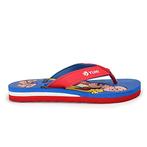 Image of YUKI Unisex - Child, Kids Flip-Flop |Soft, Comfortable, Indoor & Outdoor Cartoon Slipper & Chappal