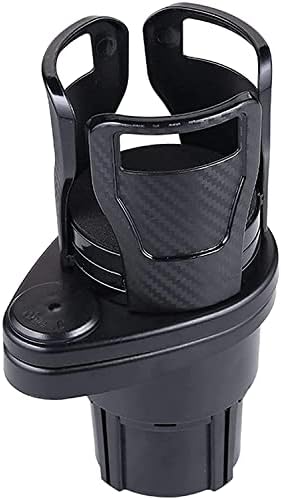 Car Cup Holder Expander Adapter,Carbon Fiber Multifunctional Car Drink Holder with 360° Rotating Adjustable Base,Stable Extra Cupholder for Most Cups,Beverage Bottles(2 in 1) (1PCS) Car Cup Holder Expander Adapter,Carbon Fiber Multifunctional Car Drink Holder with 360° Rotating Adjustable Base,Stable Extra Cupholder for Most Cups,Beverage Bottles(2 in 1) (1PCS)