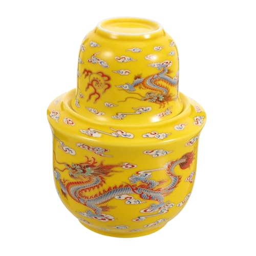 Abaodam 温かみある製酒器 カーキ色簡単操作の家用酒燗器 滑らかな表面で 飲みやすい飲用カップ 酒温めツール 家や飲食店に