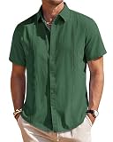 Camisas de lino para hombre, XXX-Large