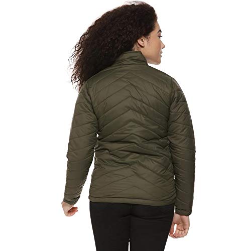 Image of PINACOLADA Women's Puffer Regular Fit Bomber Jacket For Winter Wear | Standing Collar | Full Sleeve | Zipper | Casual Jacket For Woman & Girl | Western Stylish Jacket For Women