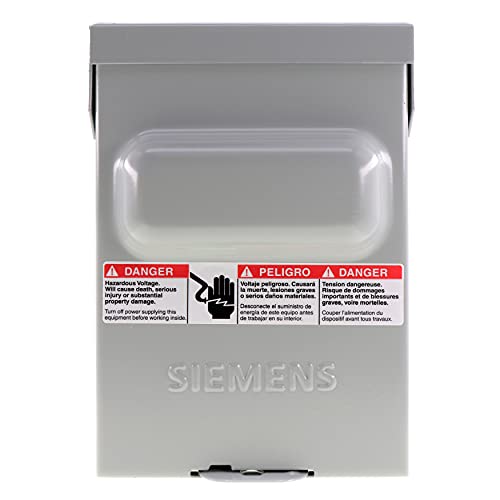 Siemens WN2060 AC Disconnect 60Amp Non-fused, Gray