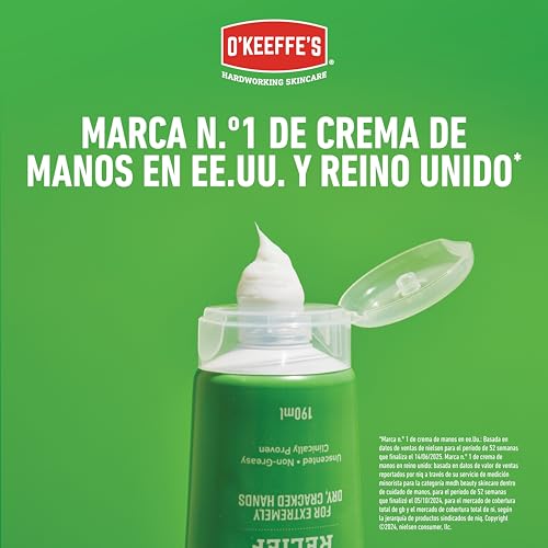 O`Keeffes Working Hands - Crema para manos secas y agrietadas - Tubo 80ml - imagen 3